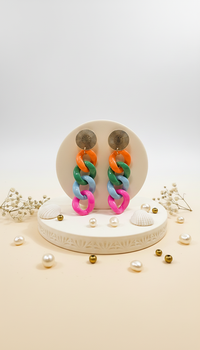 Funkcase Modern Chain Dangles Earrings