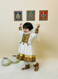 Balochi Embroidered Dress for Kids