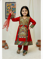 Balochi Traditional Pocket Dress for Kids