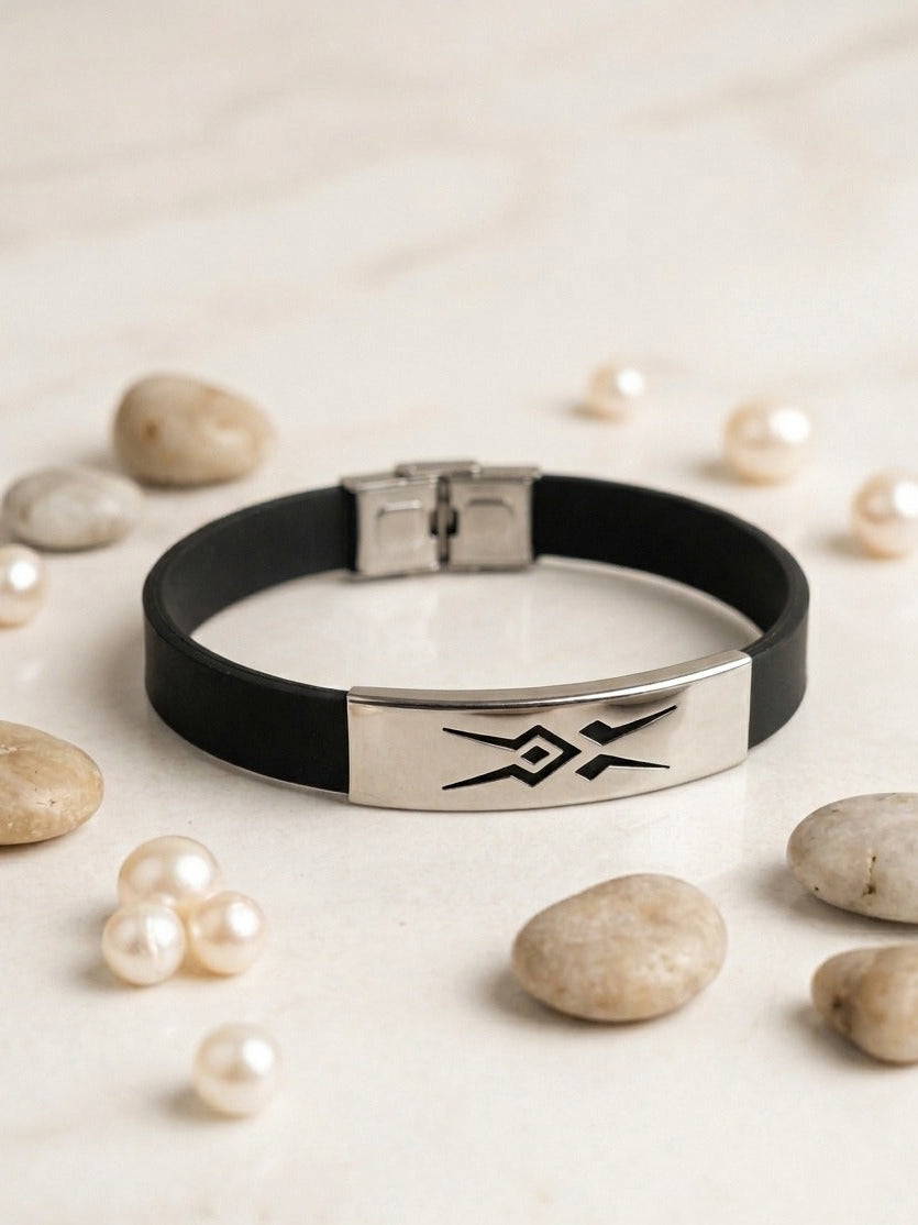 Casual Black Belt Bracelet
