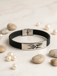 Casual Black Belt Bracelet