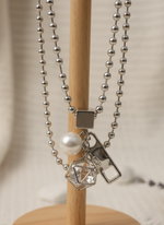 Pearl Accent Longline Pendant