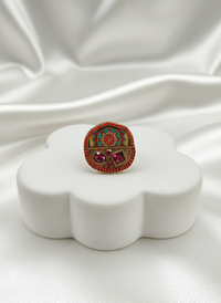 Funkcase Traditional Art Painted Pearl Rings
