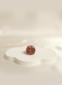 Funkcase Traditional Art Painted Pearl Rings