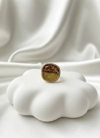 Funkcase Traditional Art Painted Pearl Rings