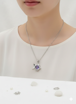 Funkcase Silver Fish Purple Charm Pendant