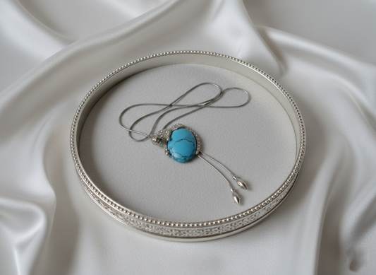 Tiger Marble Stone Pendant