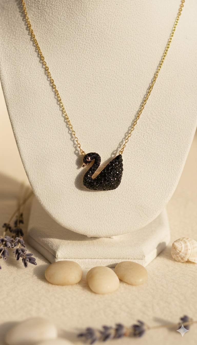 Funkcase Shadow Swan Pendant
